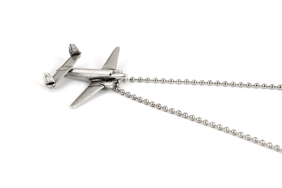 Thumbnail: plane necklace