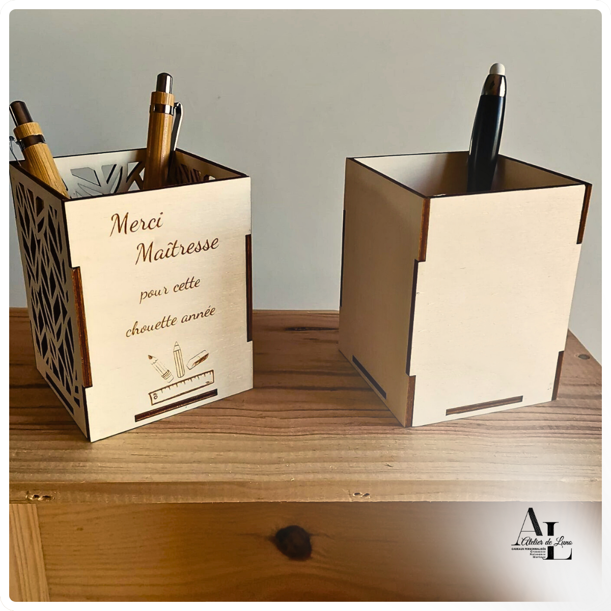 pot à crayon , pot à crayon personnalisé, cadeau maîtresse, cadeau atsem, cadeau de fin d'année