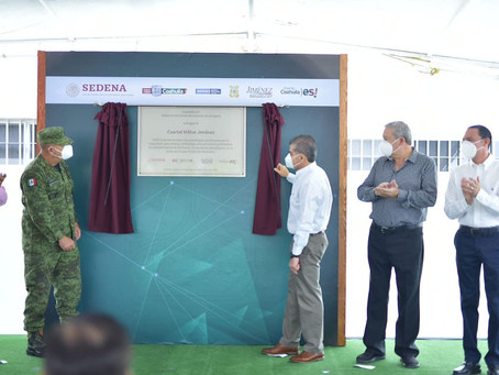 ASISTE ALCALDE A CEREMONIA DE ENTREGA DE CUARTEL MILITAREN JIMÉNEZ, COAHUILA