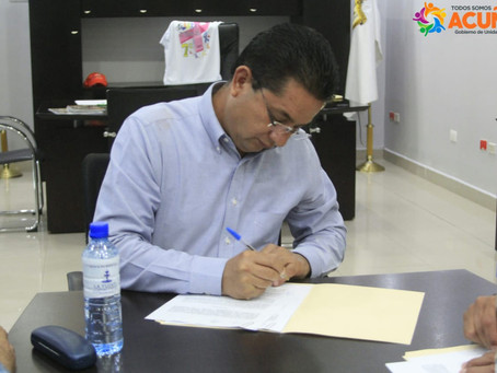 AYUNTAMIENTO FIRMA CONVENIO DE COLABORACIÓN CON LA SECRETARÍA DE ECONOMÍA PARA PROPICIAR EL DESARROL