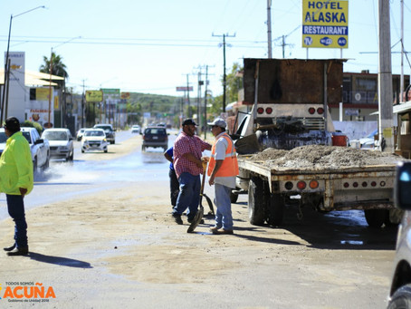 EVALÚAN CONDICIONES DE LA CIUDAD DESPUÉS DE TORMENTA SEVERA REGISTRADA LAS PRIMERAS HORAS DE HOY MAR