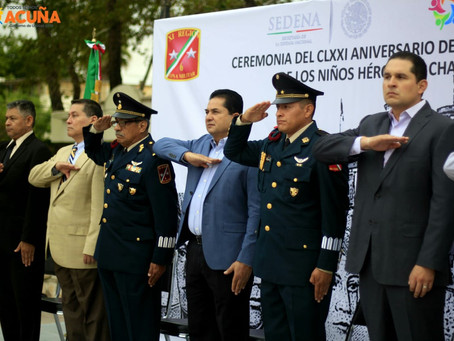 RECUERDAN EL 171 ANIVERSARIO DE LA GESTA HEROICA DE CHAPULTEPEC.