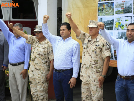 SE SUMÓ ACUÑA A LAS ACCIONES DEL DÍA NACIONAL DE PROTECCIÓN CIVIL.