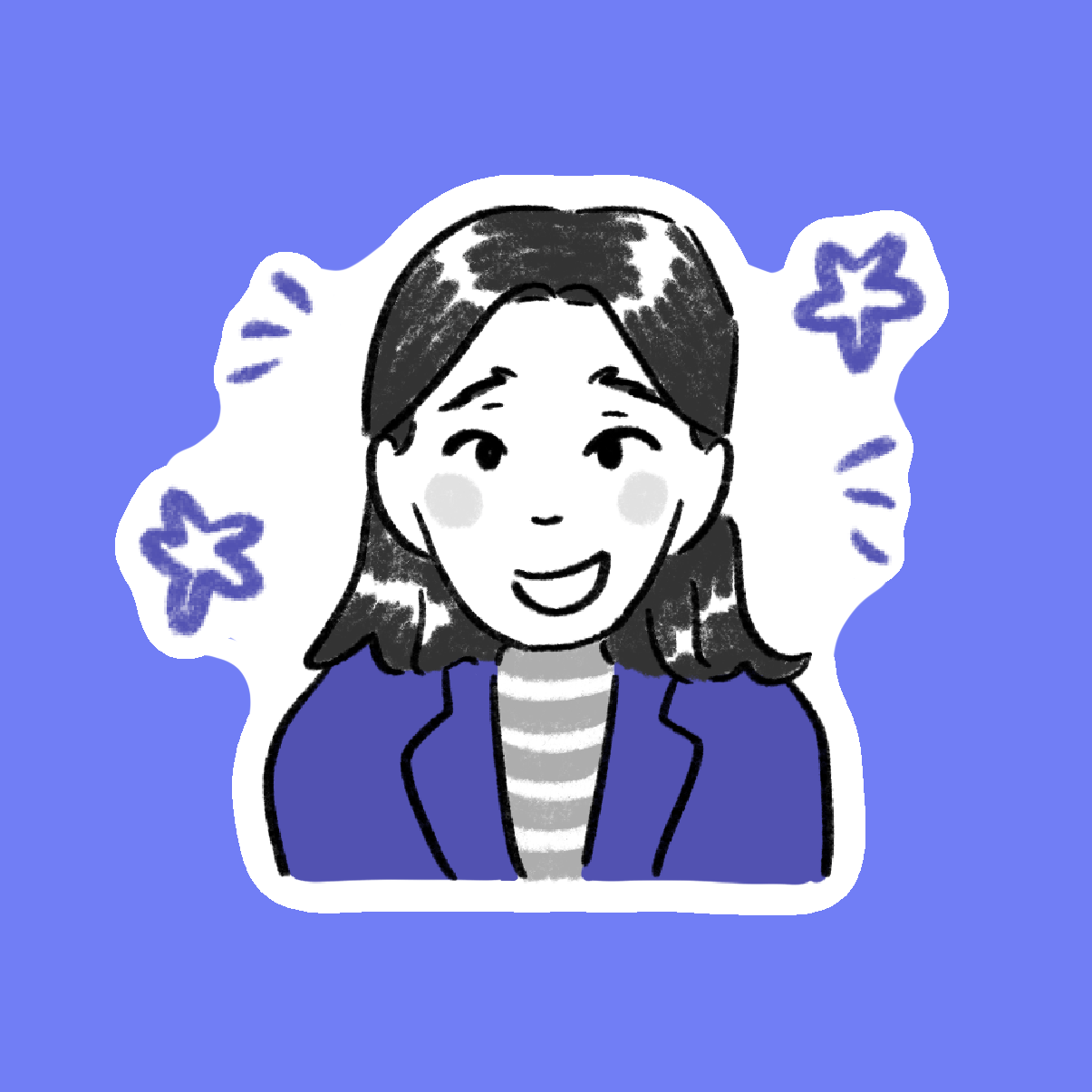 Happy Sticker