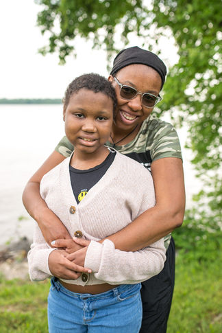 ASK Kourageous Kid Kenya in the arms of her mom, Shanekqa.
