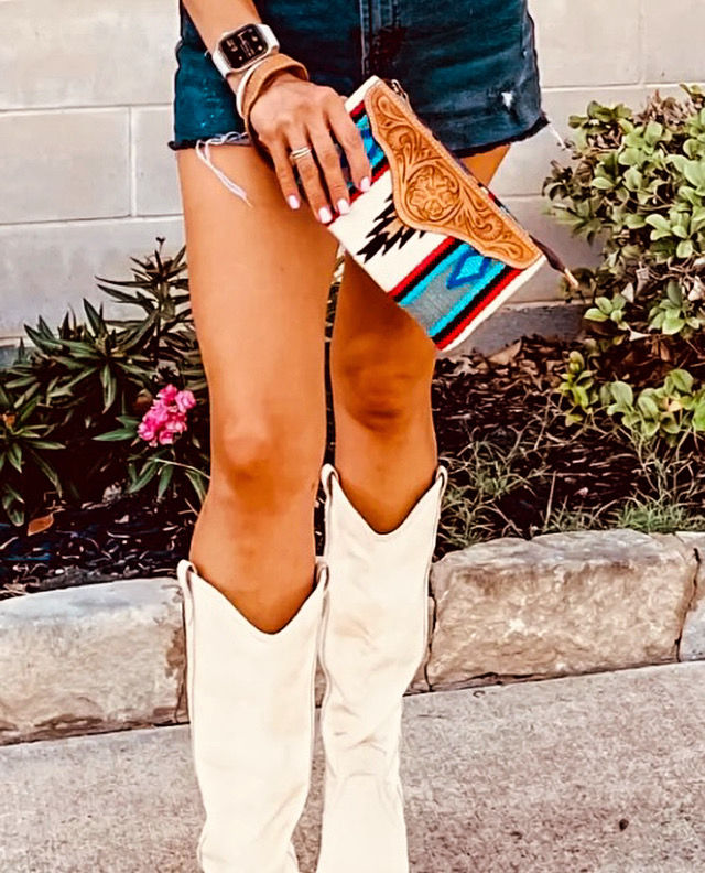 Western Aztec Wristlet
