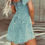 Thumbnail: Daisy Duke acid wash denim Dress