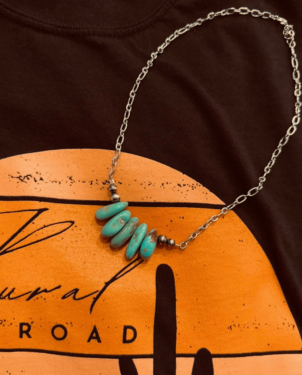 16” Anika Turquoise Necklace