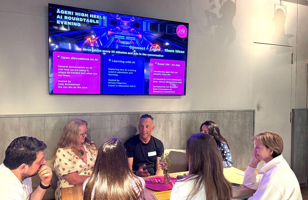 Sharing Ideas, Learning Together: Summary of Our AI Round Table Evening -Hosted by the Ägeri High Heels Community