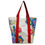 Thumbnail: Natural Floral Cotton Tote
