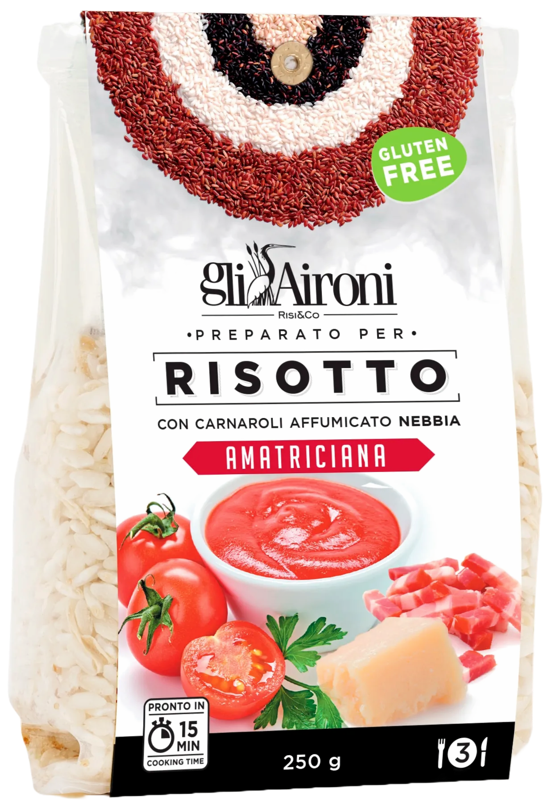 Preparato per Risotto Amatriciana 250g - Gli Aironi