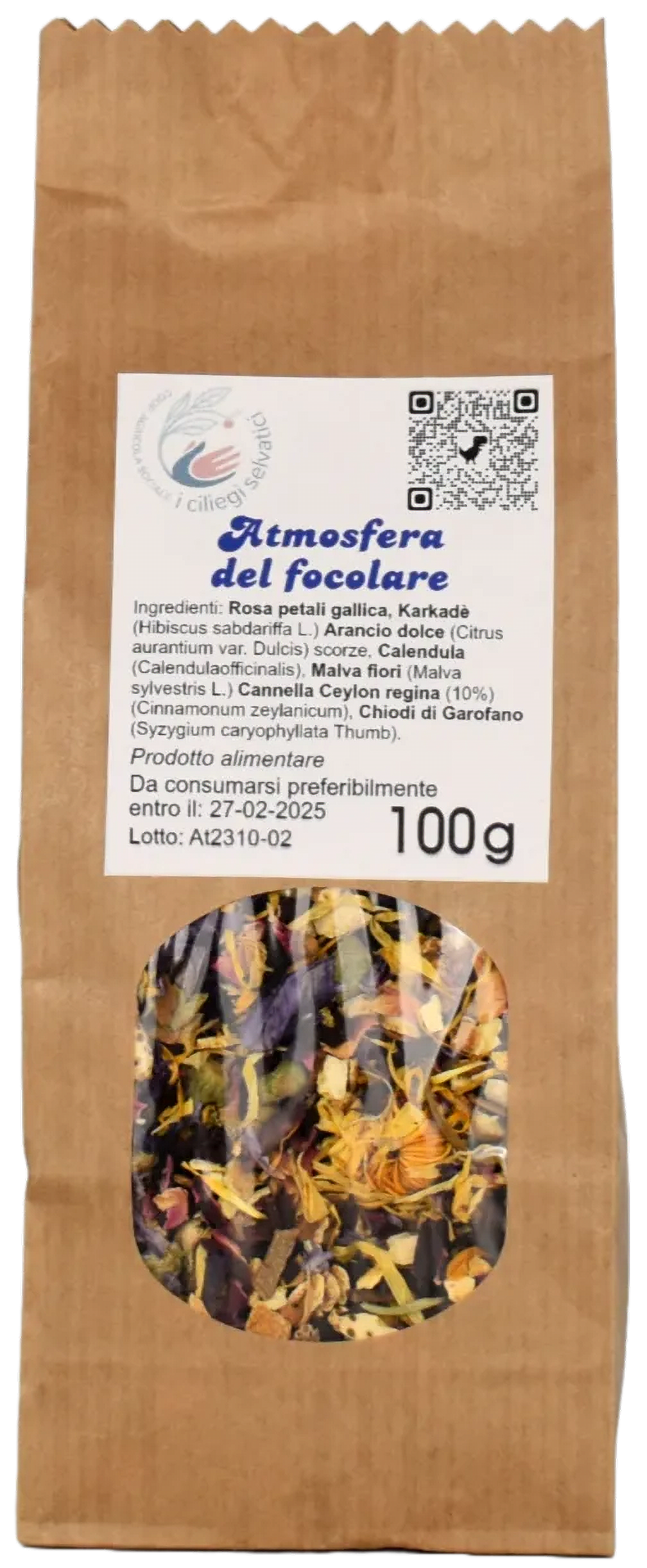 Tisana Atmosfera Del Focolare 100g - I Ciliegi Selvatici