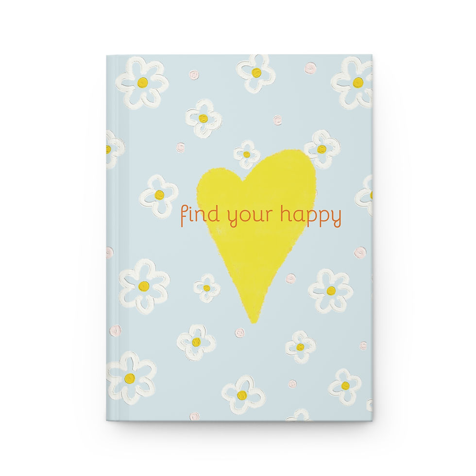 Thumbnail: Find Your Happy Journal - daisy blue