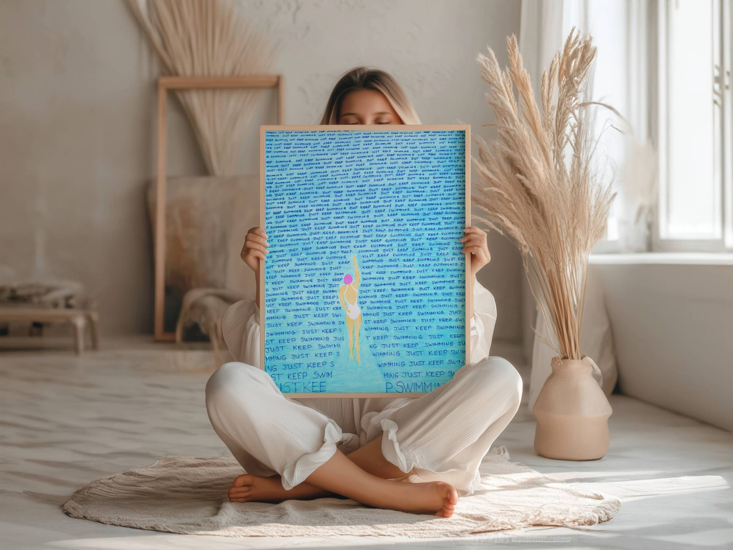 'Inner Courage' Sky Blue