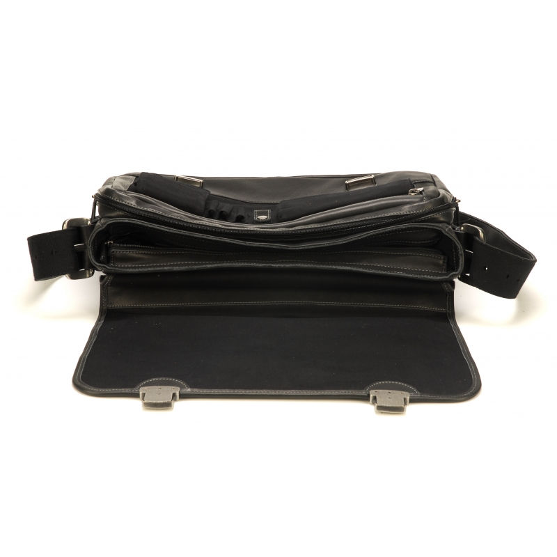 Thumbnail: Arthur & Aston Cartable cuir Johany 2028-01
