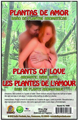 Plants of love herb bath