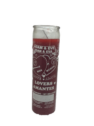 Adam & Eve 7 Day 1 Color Prayer Candle