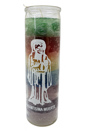 LA santisima muerte multicolored 7 day candle