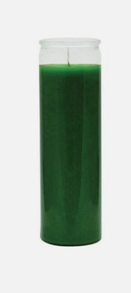 7 Day Plain Candle Green