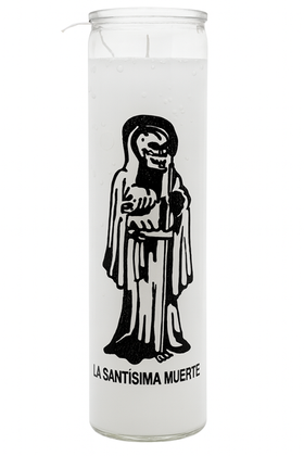 LA santisima muerte 7 day candle (white)