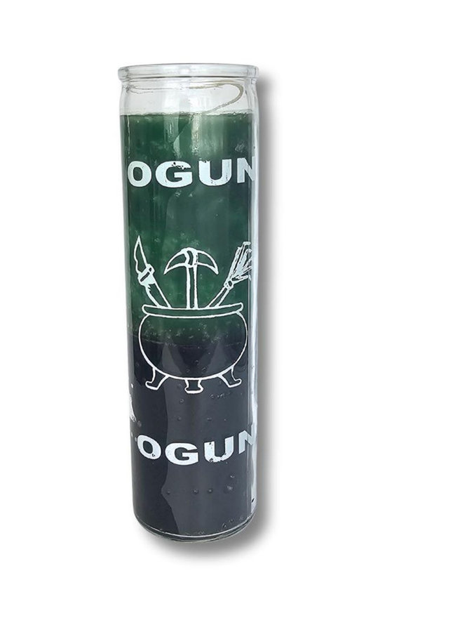 Ogun Orisha Candle, 7 Day