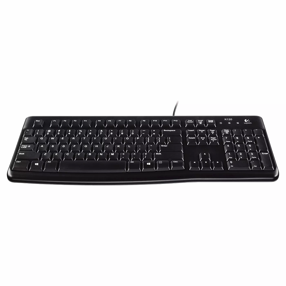 Logitech K120 Ergonomic Desktop USB Keyboard