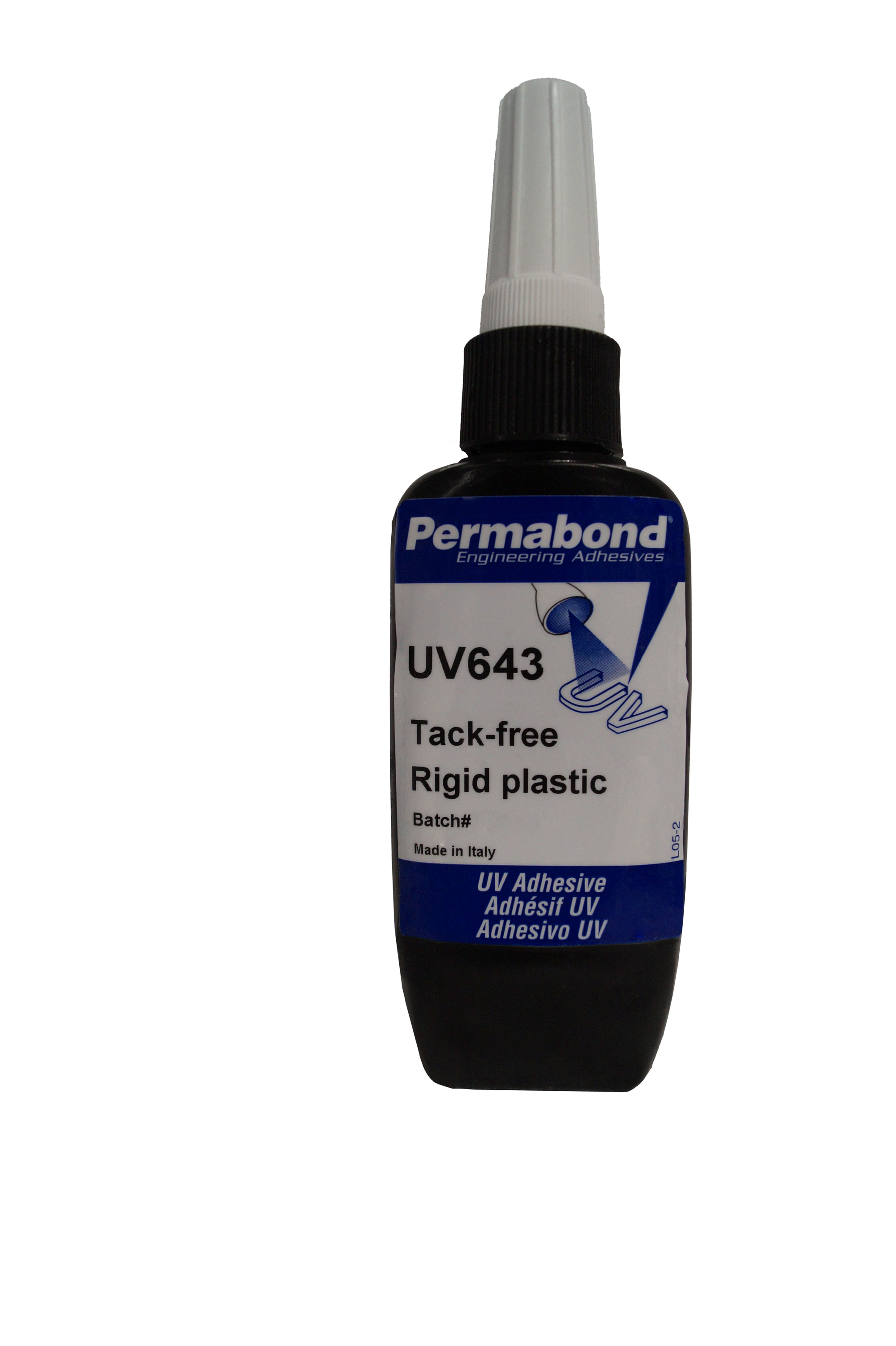 Permabond UV643 1 x 50ml bottle