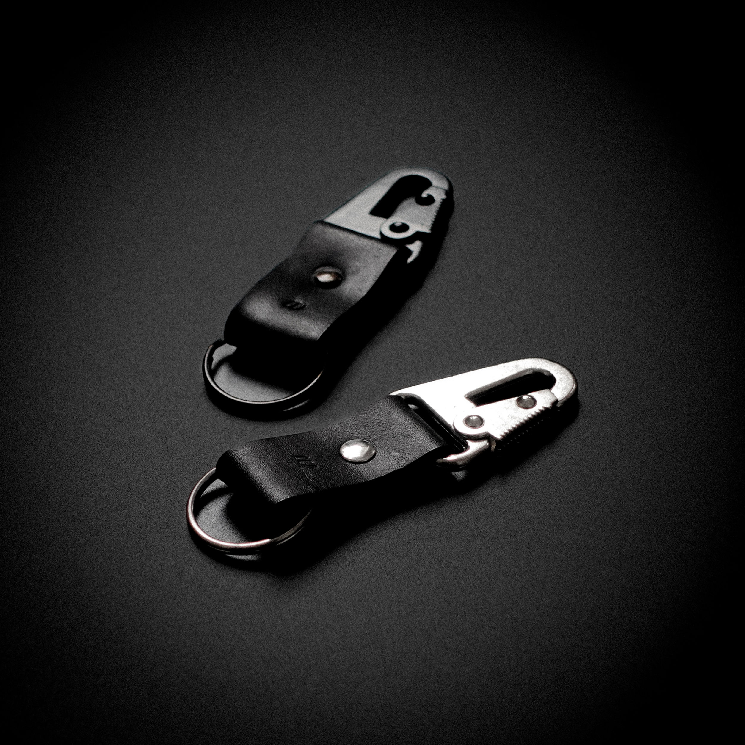 handmade leather key clip keyring uk england blackburn lancashire wildes leatherwork geoff wilde mens gift present