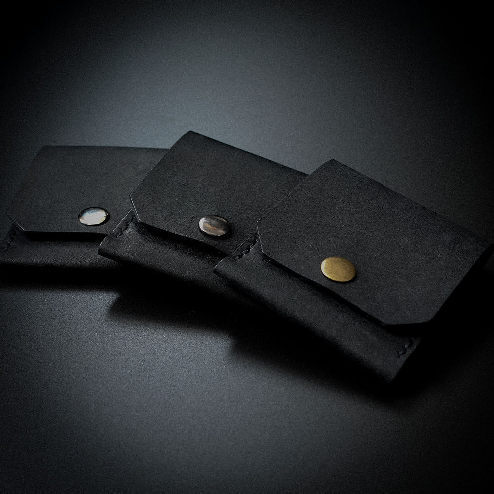 fortress handmade leather wallet cash cards notes black uk england blackburn lancashire gift present ments wildes leatherwork