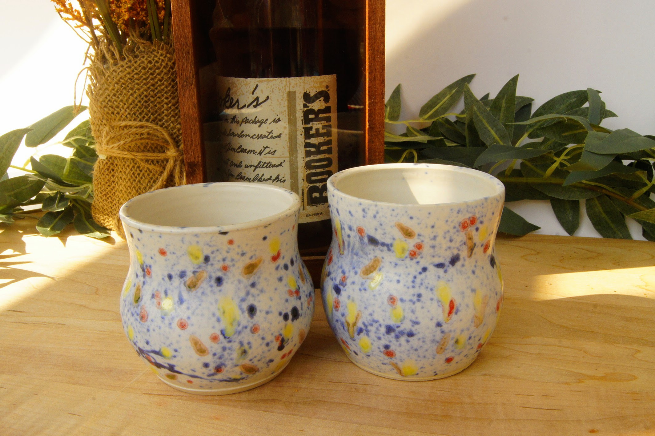 I'm a productWhisky or Wine Handmade Tumbler Mug: wedding gift/ rainbow sprinkle
