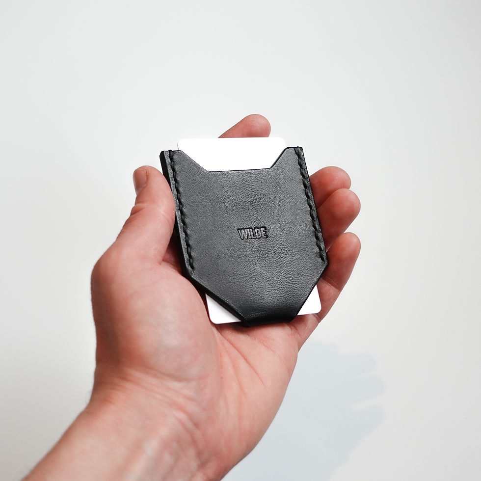 Thumbnail: rfid signal disruptor blocking card jammer wildes leatherwork protector protection guardian safe safety scam scammer guard