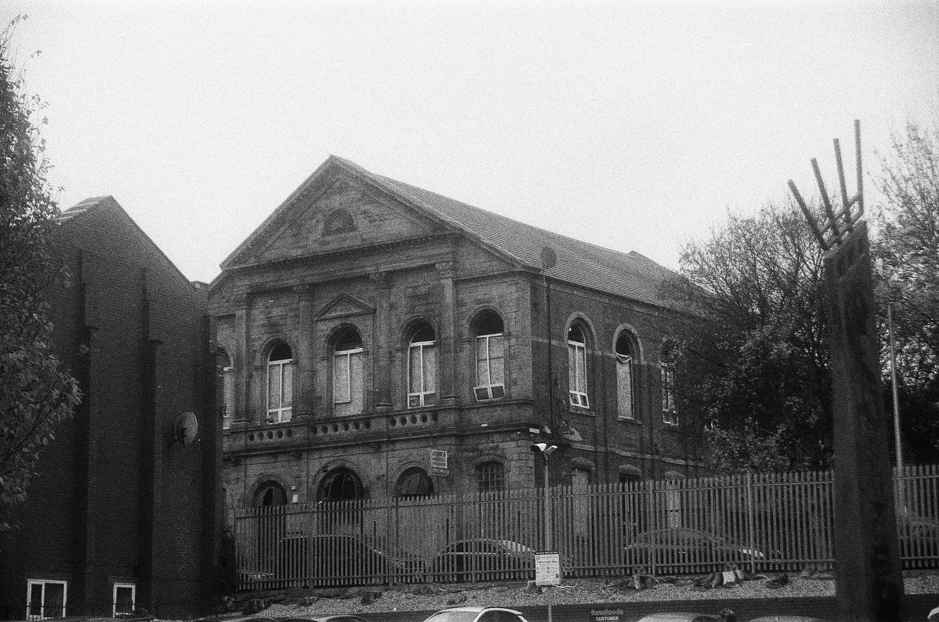 blackburn town centre lancashire black and white 35mm film photography photo photograph