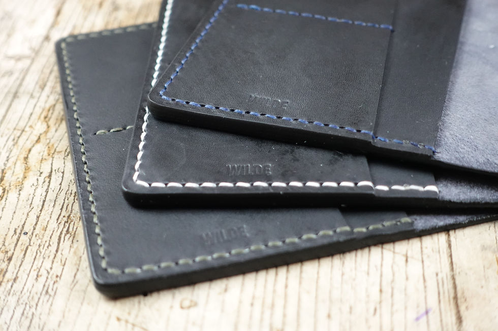 Thumbnail: card holder wallet purse leather handmade handcrafted present gift blackburn local near me birthday christmas mens womens