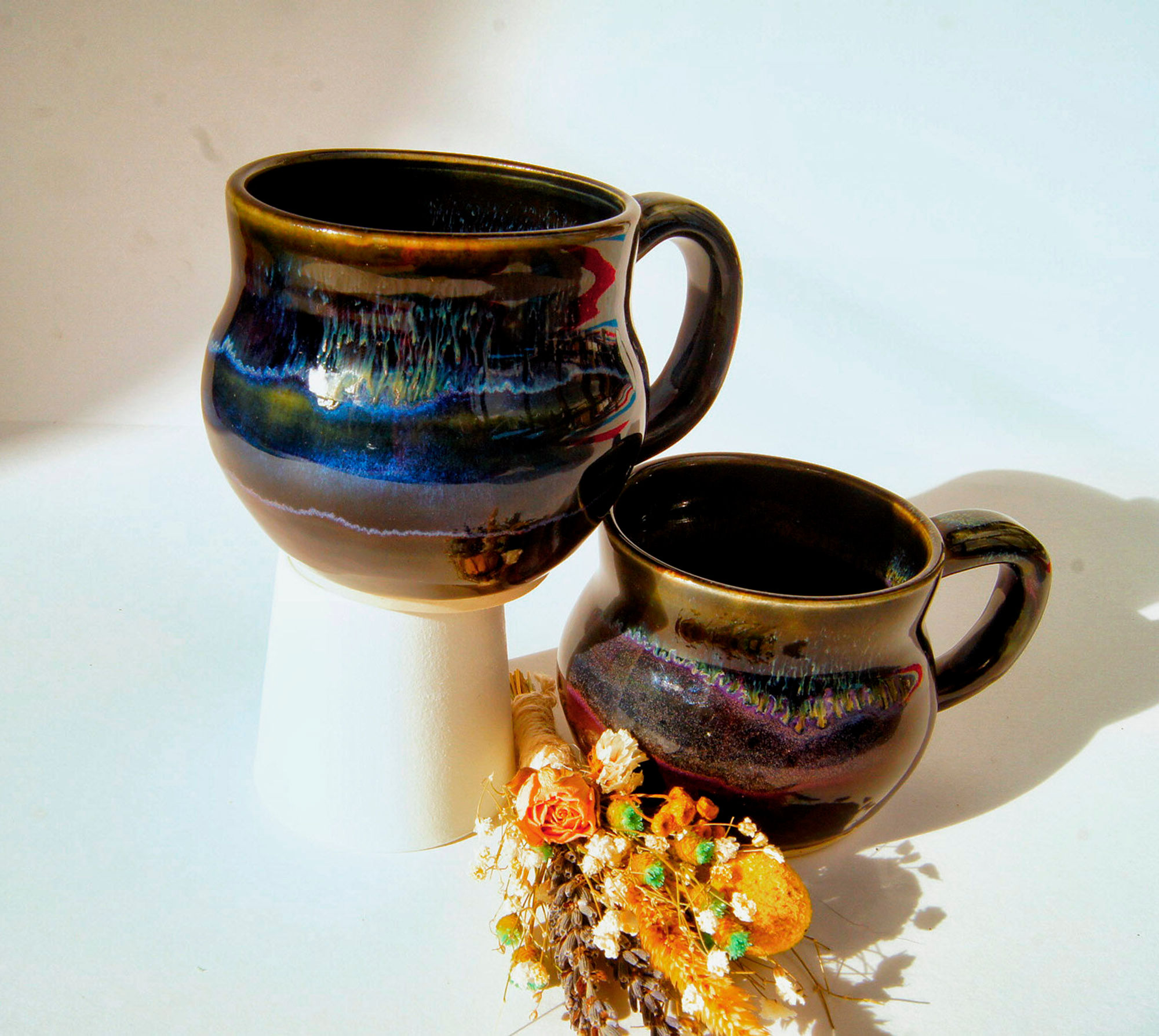 Small Espresso Ceramic Mug: handmade pottery mug/ Coffee Mug