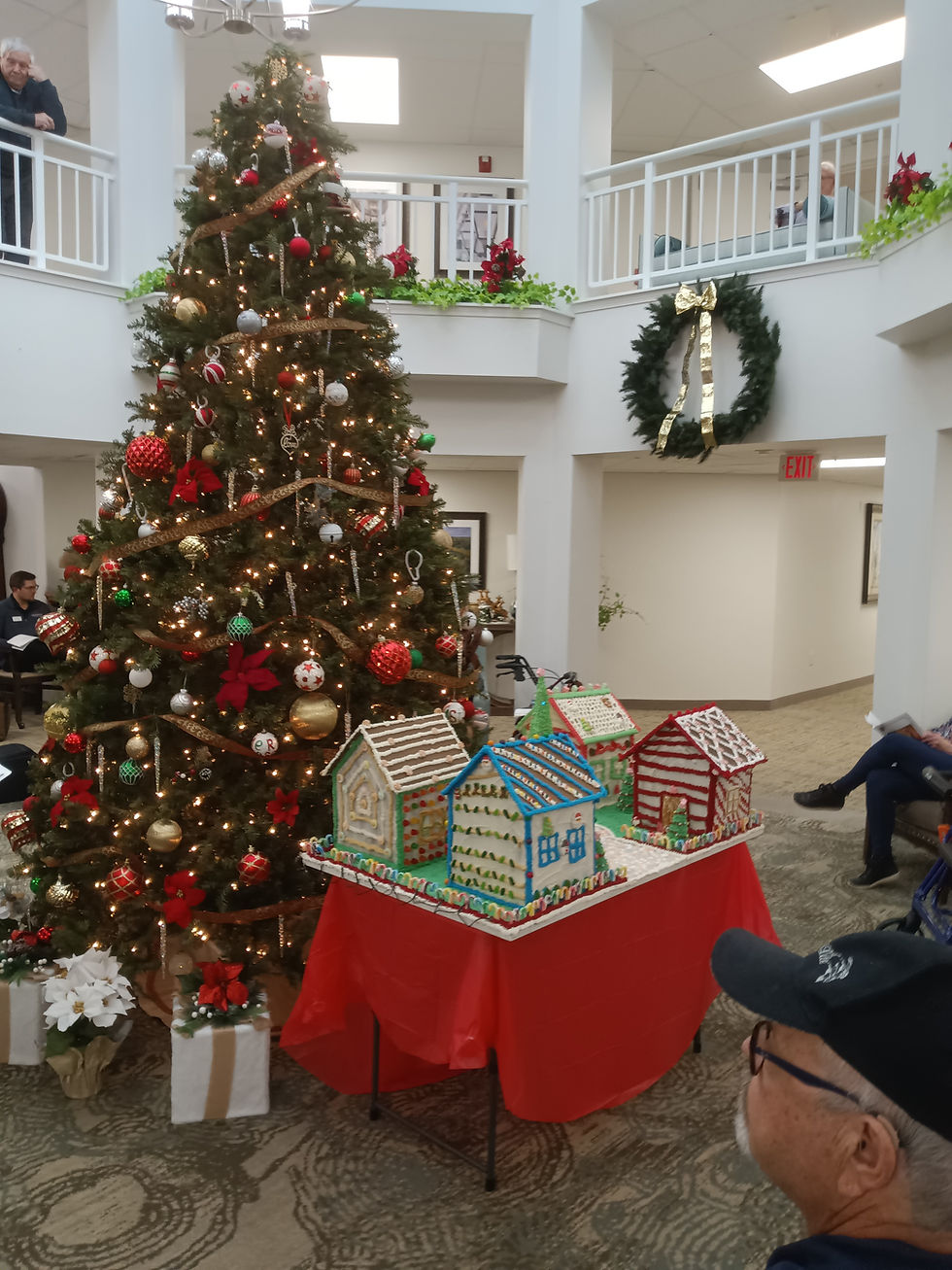 "SHARING WITH SENIORS" AT JORDAN OAKS IN CARY ON FRIDAY, DECEMBER 26TH