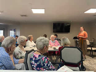 "SHARING WITH SENIORS" AT THE GARDENS OF WAKEFIELD