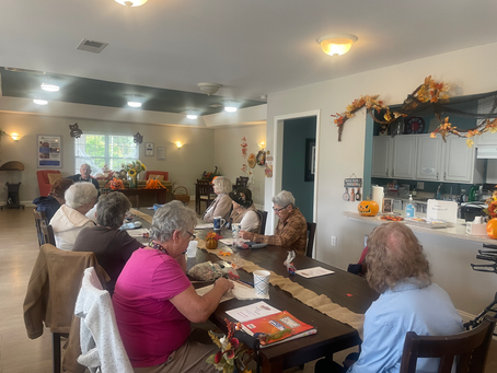 "SHARING WITH SENIORS" MONTHLY EVENT AT CROSSINGS, WAKE FOREST