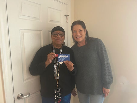 "SHARING WITH SENIORS" AT BRIGHTON POINTE.