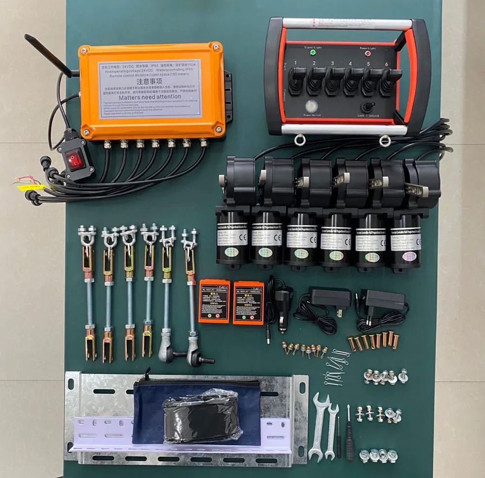 Miniatura: RÁDIOCOMANDO NOVO Kit Completo de 4,5,6 Canais Para Gruas Manuais