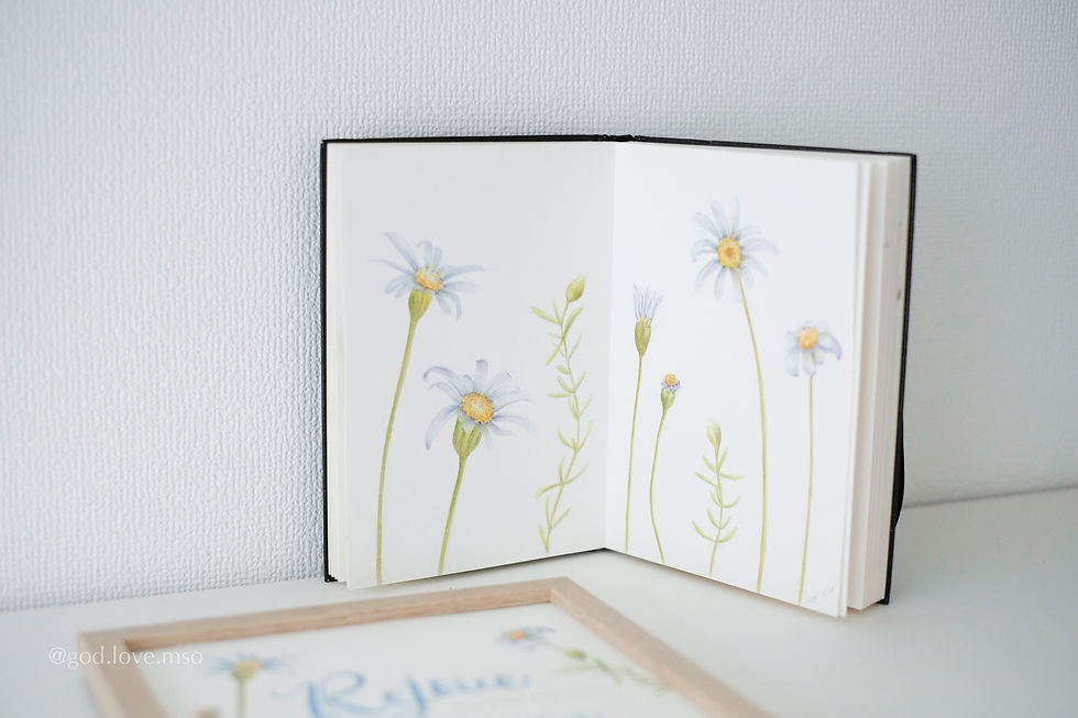 Thumbnail: 訂製手繪文字禮物 Framed art print + hand lettering - customized bible verse 手書き聖書のギフト