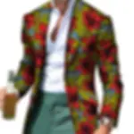 African Men Clothes Smart Causal Customized Slim Fit Fancy Suit Blazer Jackets