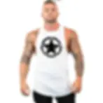 Thumbnail: New Hot Sale Mens Skull Printed Tank Top Breathable Cool Vest Running Shirt