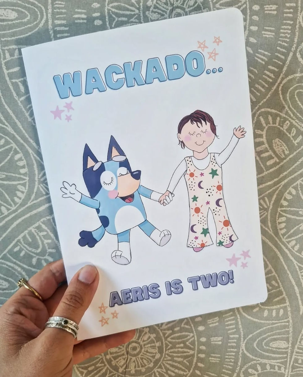 Thumbnail: Bespoke kids birthday card 