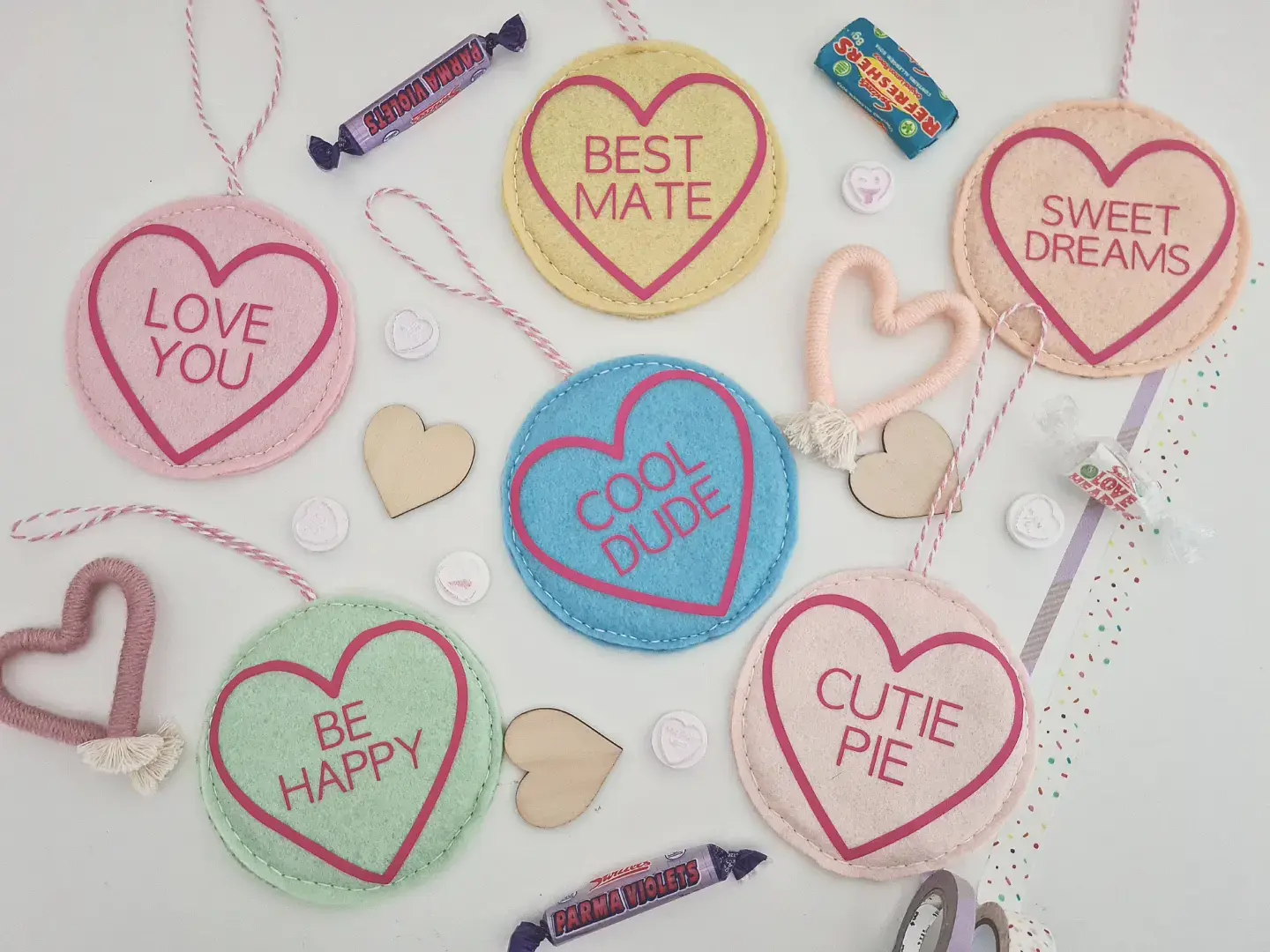 Love Heart decorations