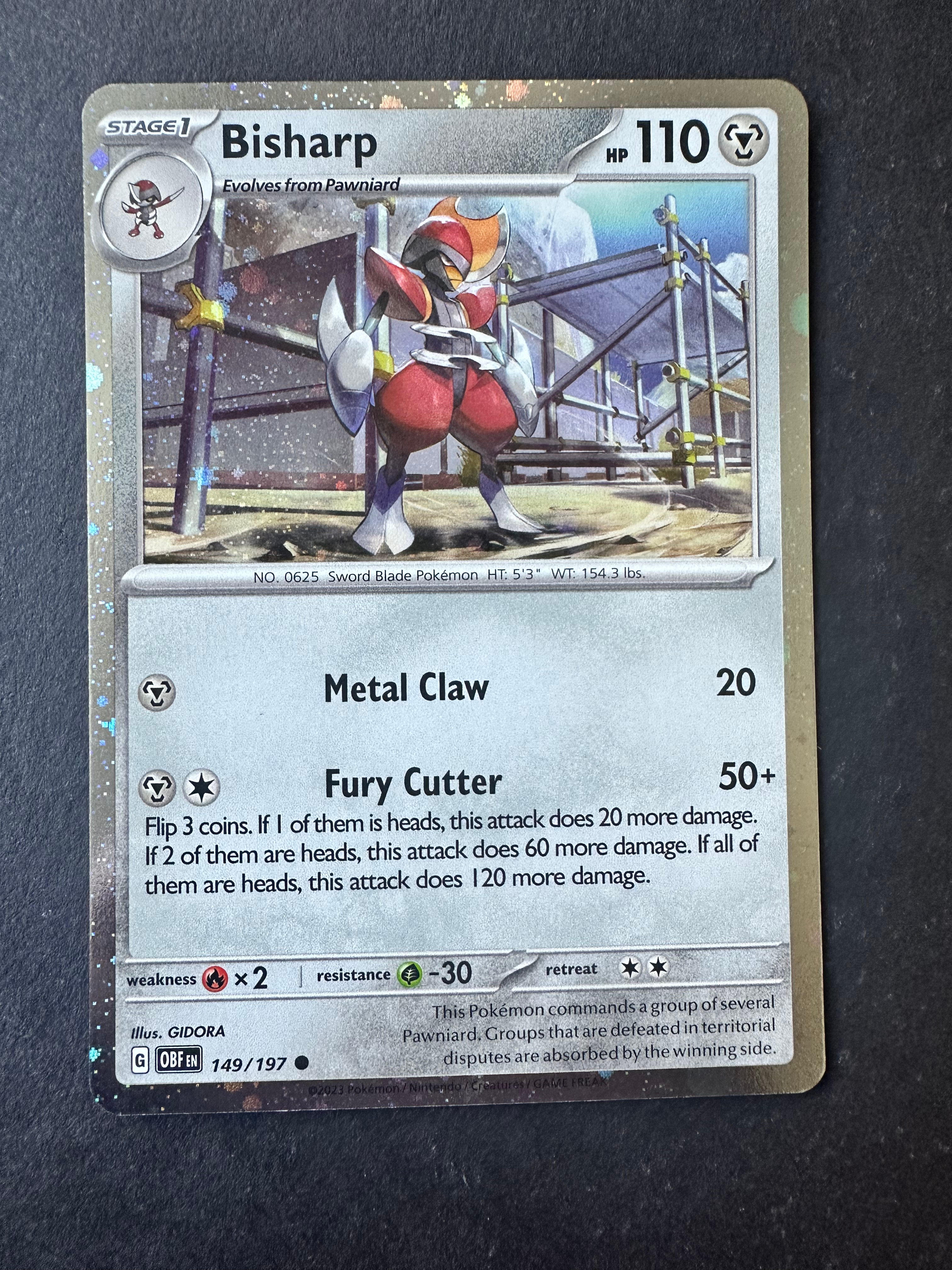 Bisharp (149/197) (Cosmos Holo) 