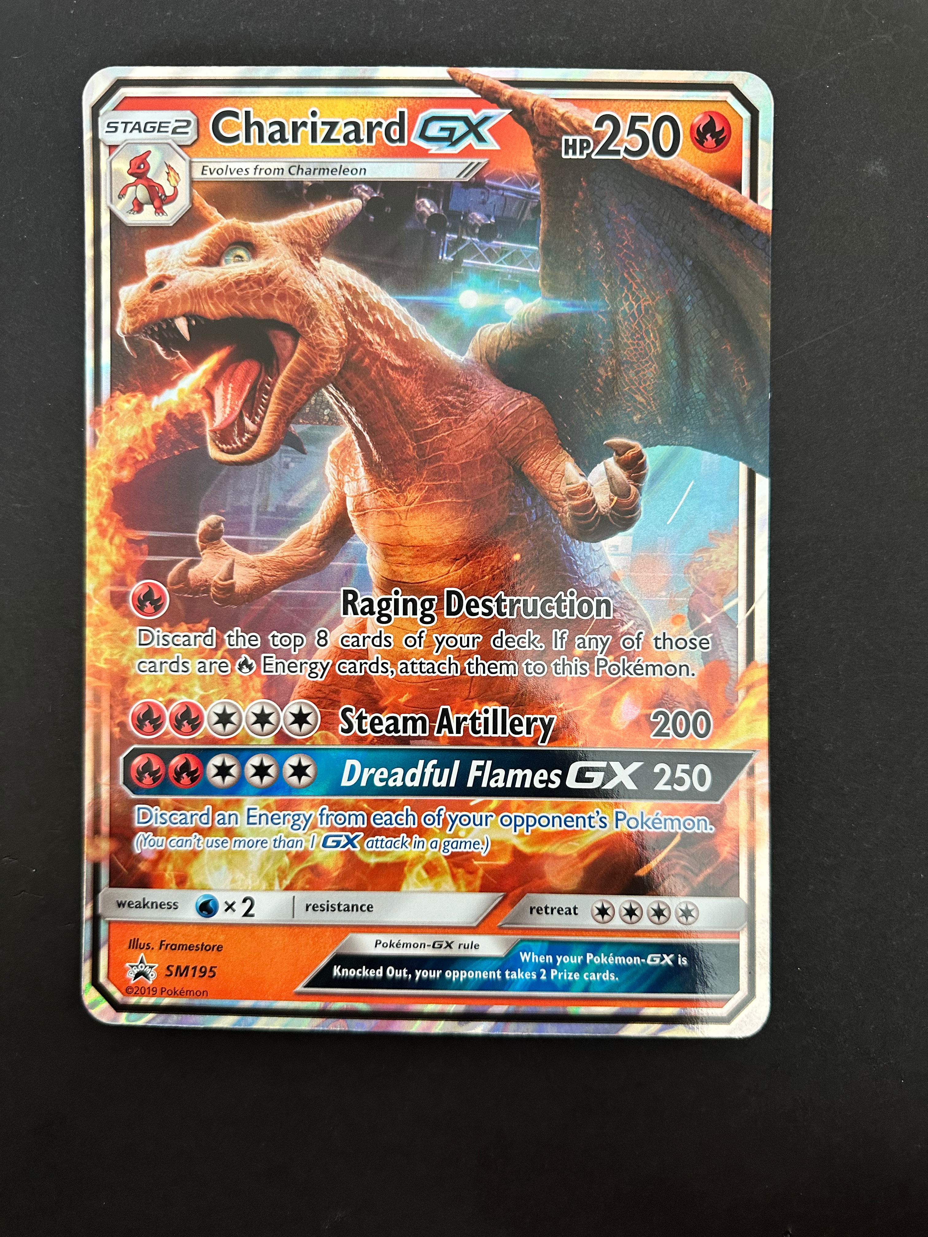 Charizard GX (SM195) (Jumbo Card Promo)