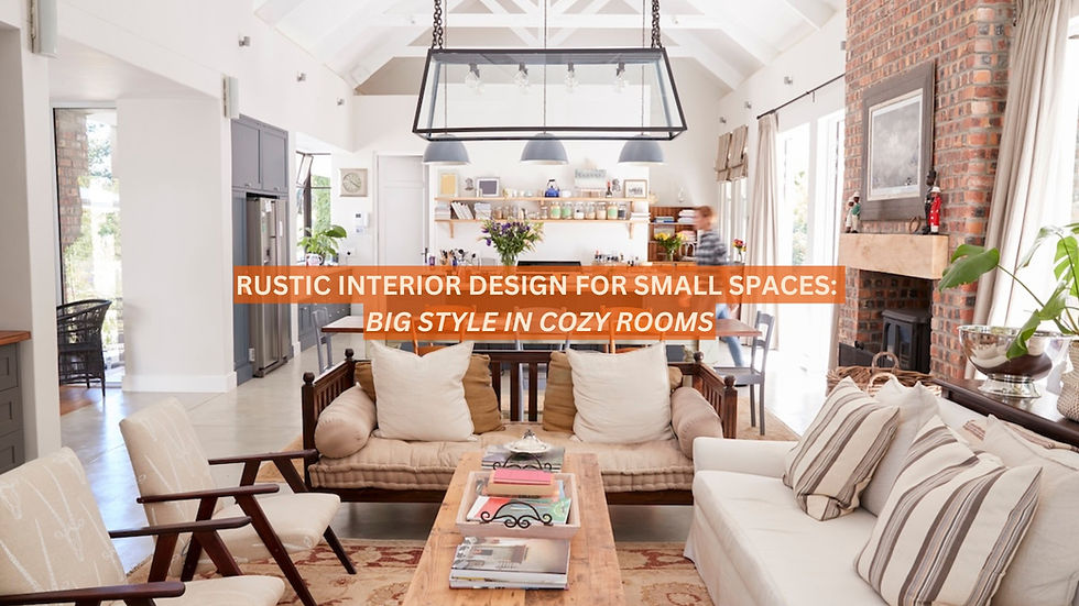 Rustic Interior Design For Small Spaces: Big Style in Cozy Rooms