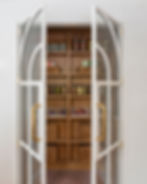 open shelves pantry