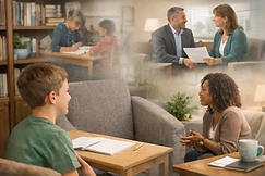 Therapy and consultation in many different settings 