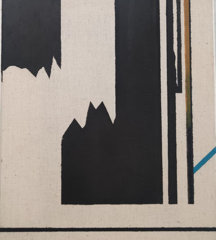 Peinture à l'huile Entre Lacq et montagne 3 par l'artiste Brigitte Tonon à Pau